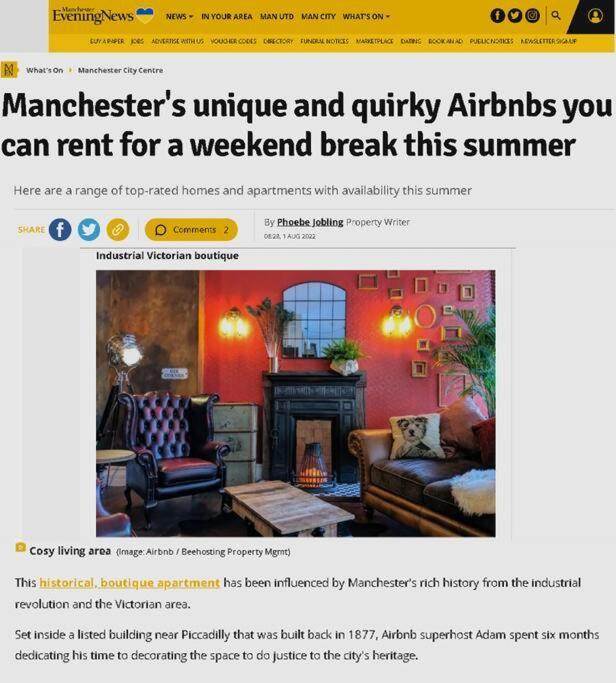 Boutique City Centre Flat By City Superhost Manchester Exterior foto
